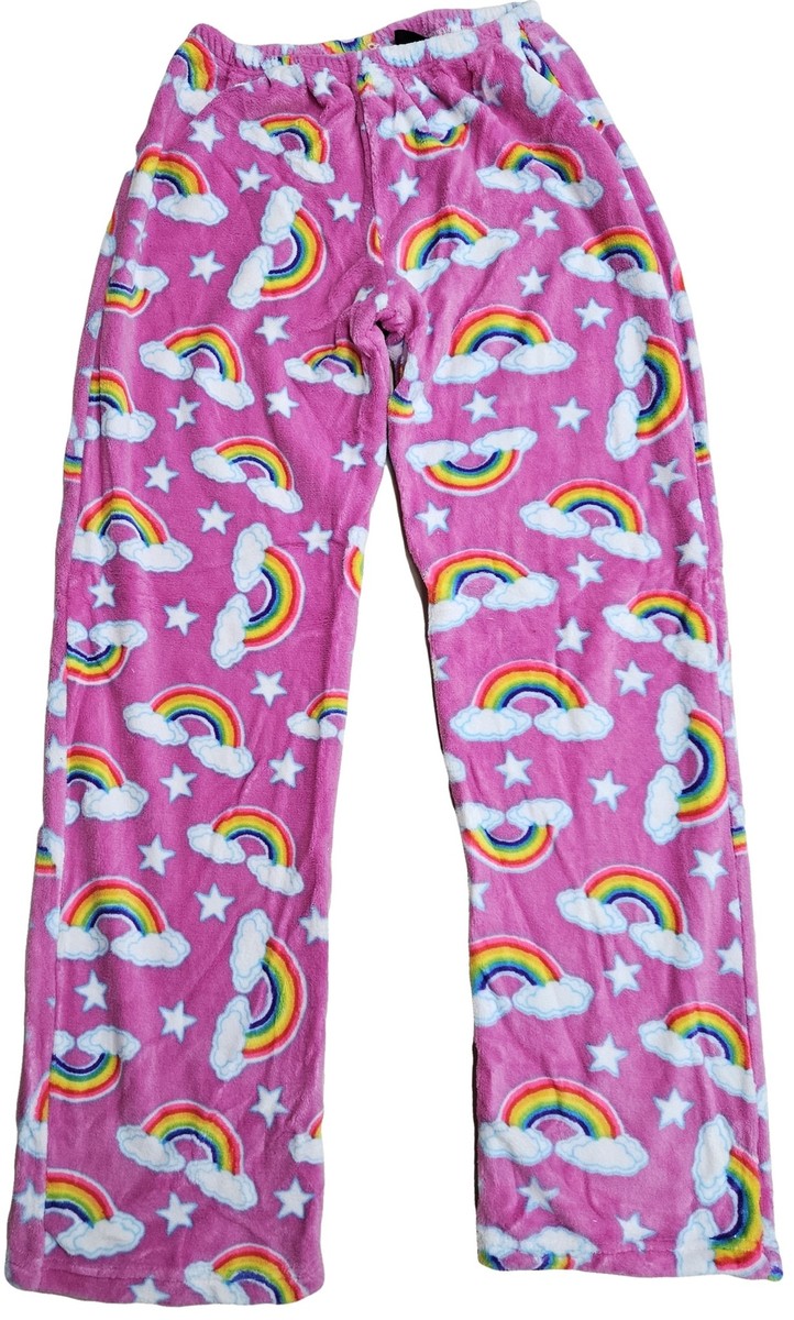 Girl Pajama Large 14/16 Pants Plush Fleece Jogger Sleep Fuzzy PJ