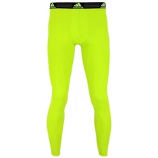 Mens ADIDAS ULTRA TECH Pants Long Johns Base Layer SOLAR GREEN Size XLARGE NWT