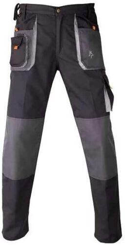 KAPRIOL 31705 - Pantalon de travail renforcement Noir Gris SMART - Taille M  - Photo 1/4