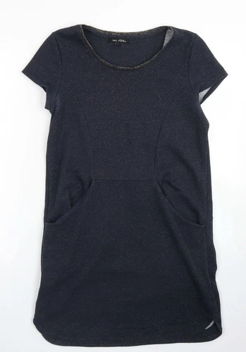 Linea a A blu cotone NEXT taglia 10 collo rotondo