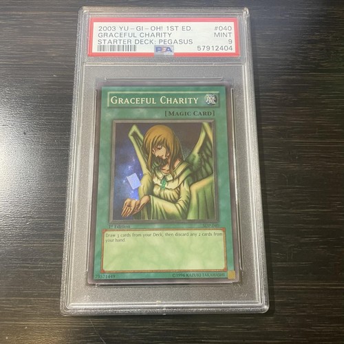 2003 YUGIOh! Starter Deck Pegasus SDP040 Graceful Charity 1st