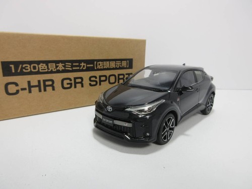 1:30 Toyota C-HR GR Sports late model color sample minicar black mica Diecast