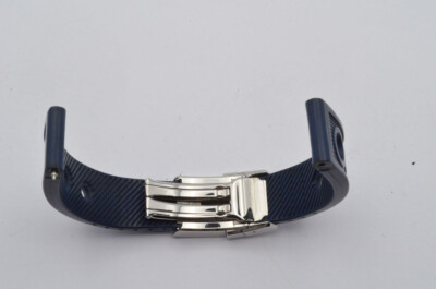 BREITLING OCEAN RACER KAUTSCHUK ARMBAND BLAU 20MM 20-18 FALTSCHLIESSE 151S