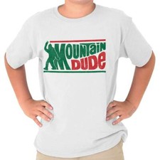 Cool Funny Bigfoot Humor Mountain Dude Joke Youth Crewneck T Shirts Boy or Girl