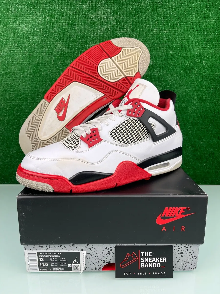Jordan 4 Retro OG Mid Fire Red for Sale, Authenticity Guaranteed