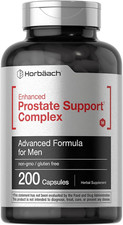 Enhanced Prostate Supplement for Men, 200 Capsules Non-GMO Gluten Free, Horbaach