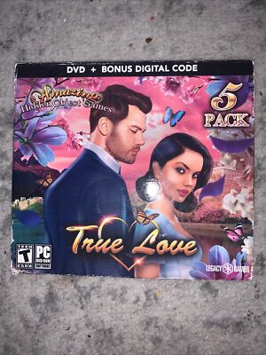 Amazing Hidden Objects Games - TRUE LOVE - PC DVD Game - 5 Pack 