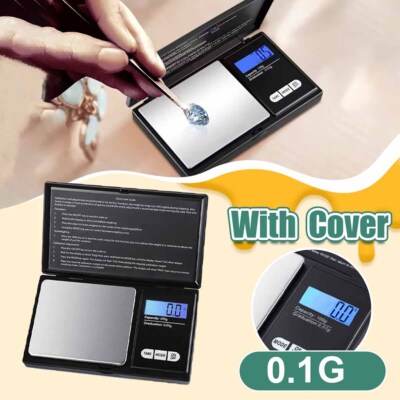 Digital Weight Scale, Kitchen Scales with Backlit LCD Display Max: 1000g