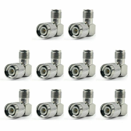 Adapter 90¡ã TNC Plug Male To TNC Female Jack RF Connector Right Angle M/F U2