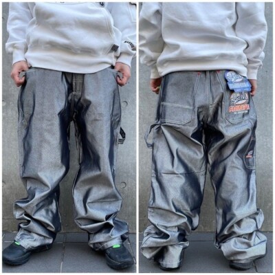 パンツ EMINEM Shady Baggy Pants Vintage Deadstock Slim Shady Eminem 90s Baggy Wide Leg