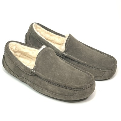 UGG Men Gray Moccasin Slippers s-l400.jpg main image 3