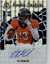 2020 Panini Mosaic Rookie Scripts #19 K.J. Hamler Auto - NM-MT