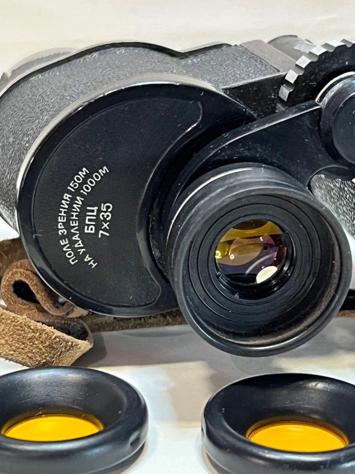 Seltene Optik der UdSSR Fernglas BPC 7x35 BERCUT Made in USSR Export Version. - Bild 2 von 4