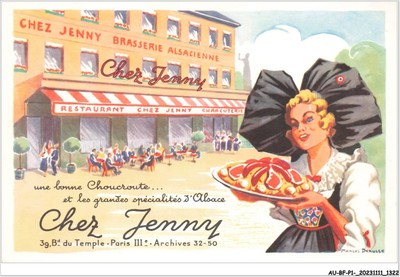 AU-BFP1-0662-75 - Paris - Bei Jenny - Boulevard Du Tempel - Illustrator M.D