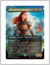 1x Aloy, Savior of Meridian, Horizon Zero Dawn Secret Lair, Magic MTG NM