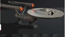 Star Trek Original Tos Enterprise Ncc-1701 1/350 scale Huge 3d Model Kit