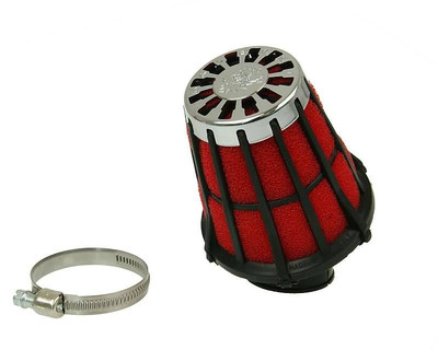 Malossi Red Air Filter E5 Racing Grid 38mm for PHVA PHBN, Mikuni for Scooter ...