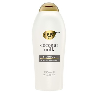 OGX Hydrating Coconut Milk Shampoo 25.4 fl oz Paraben-Free