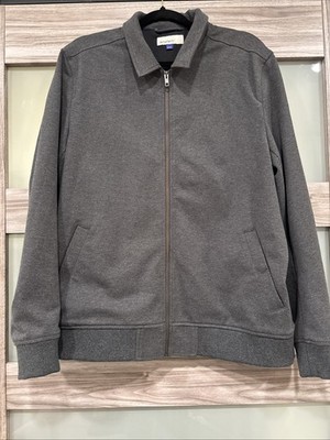 NWOT Artefact Knit Full Zip Knit Harrington Jacket Gray Size Large