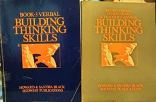 Building Thinking Skills Bk 3 Verbal  & Lesson Plans W/Teacher's Manual by Black
