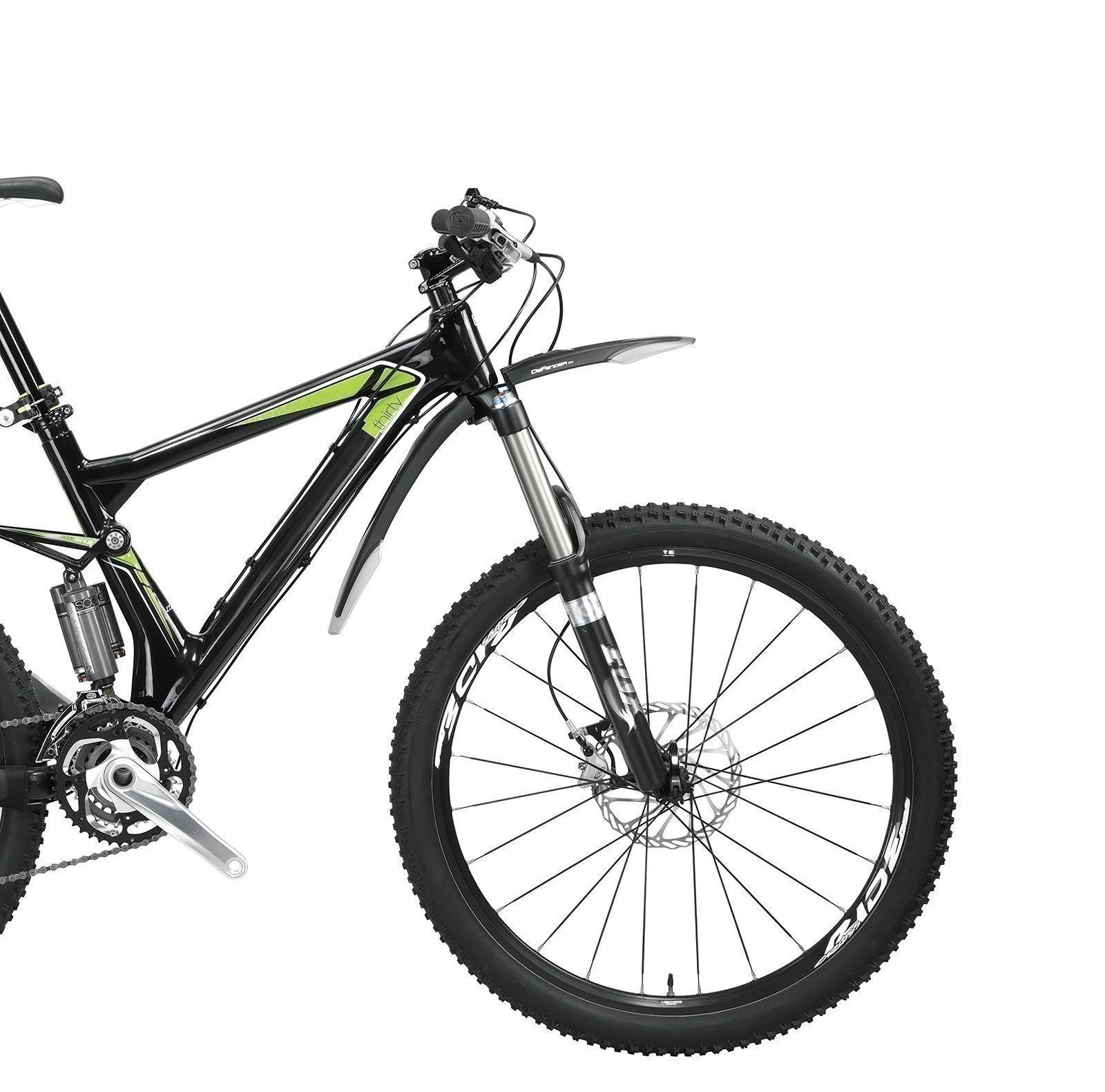 Topeak DeFender M1 Mountain Bike Fender (Front) , Black, 60 x 10 x 12 cm /...