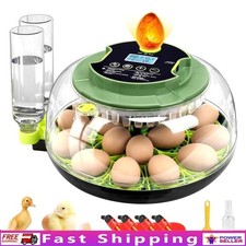 18 Egg Incubators for Hatching Eggs with Temperature Control Humidity Display