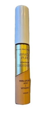 MAX FACTOR Miracle Pure 24Hr Hydration Vegan Hyaluronic Acid Longwear Concealer.