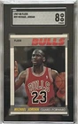 1987-88 Fleer - Michael Jordan #59 GOAT MJMVP SGC 8 Very Clean Card