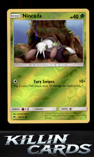 Reverse Holofoil Nincada 29/214 Pokemon Common SM - Lost Thunder Card NM