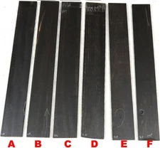 Dark but not perfect African ebony guitar fingerboard blank choose your board!