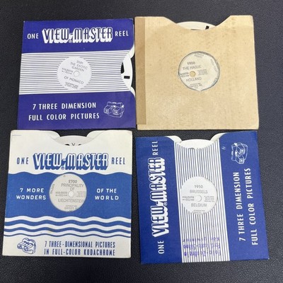 View Master Rollen Exotischer Garten Monaco Liechtenstein Holland Belgien x4 Rollen