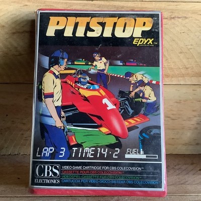 PITSTOP - COLECOVISION GAME by EPYX BOXED CARTRIDGE INSTRUCTIONS - GAME CIB