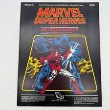 Marvel Super Heroes Mhac8 Rpg Weapons Locker 1985 Tsr 6868 Complete