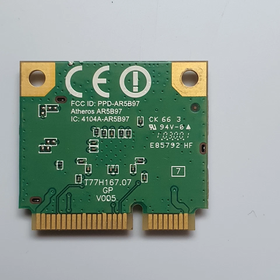 Atheros AR5B97 WLAN Karte Mini PCIe 300Mbps WiFi DL6210-D50 – getestet - Bild 2 von 2
