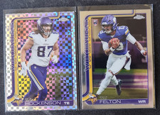 T.J. HOCKENSON/TAI FELTON (RC) 2025 Topps Chrome X-REFRACTOR/Base MINN. VIKINGS