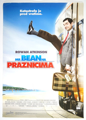 MR. BEAN'S HOLIDAY Original CRO movie poster 2007 ROWAN ATKINSON, EMMA DE CAUNES