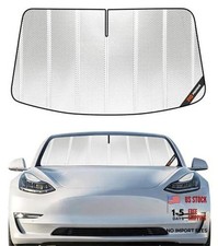 Windshield Sun Shade for Tesla Model 3 2018-2026, Tesla Model Y Model 3/Model Y
