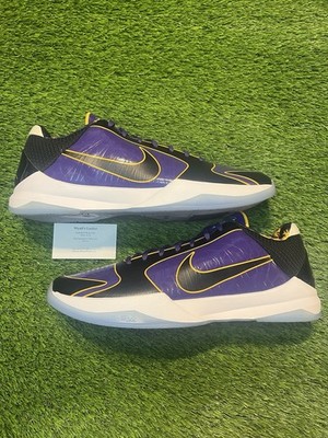 Size 16 - Nike Zoom Kobe 5 Protro 5x Champ Lakers Rings Time Purple Yellow Black