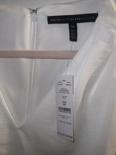White House Black Market Size 00 Little White Dress New with Tags