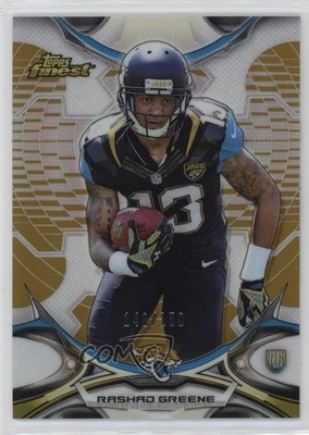 2015 Topps Finest Gold Refractor /150 Rashad Greene #97 Rookie RC n1u
