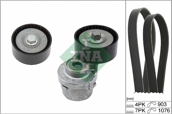 Keilrippenriemensatz Schaeffler INA 529 0383 10 FüR Fiat Ducato Bus 110 Multijet-image
