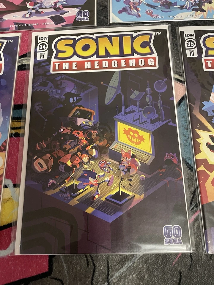 Sonic The Hedgehog 批量 IDW 31 32 33 34 35 RI 零售商激励 全新 — 第 4/4 张图片
