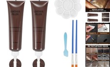 Leather Repair Kit for Furniture, Car Interiors,Car 2 Dark Brown Color