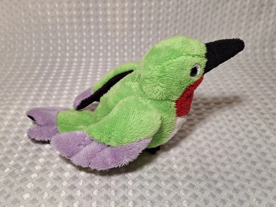 Lil Kinz Hummingbird Humming Bird Plush 3.5" Stuffed Animal Bird Webkinz by GANZ - Image 4 of 4