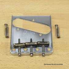 2025 Fender Custom Shop Relic 54 Telecaster Bridge Saddles Vintage Pat Pending