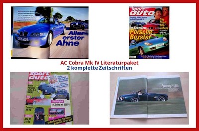 AC Cobra Mk IV Literaturpaket - 2 komplette Zeitschriften