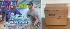2019 Bowman Chrome Baseball HTA Choice 12 Box Sealed Hobby Case