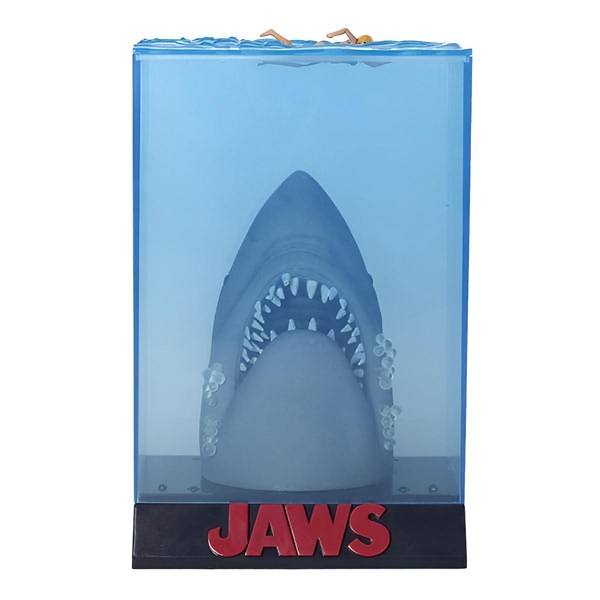 Gw098D Jaws 3D Poster Pvc Figur 50Th Anniversary 26 Cm Neu & Ovp-image