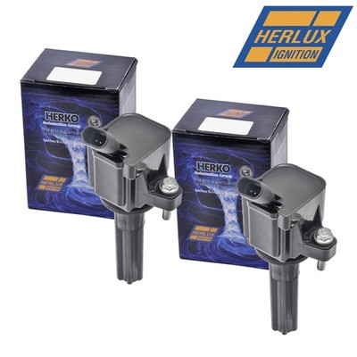 Set of 2 Herko Ignition Coil B064 for Hummer Chevrolet GMC Isuzu Saab Buick