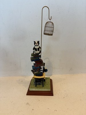 Comic & Curious Cats A0486 'Whodunnit?' Linda Jane Smith 2000 Ornament 510/1250